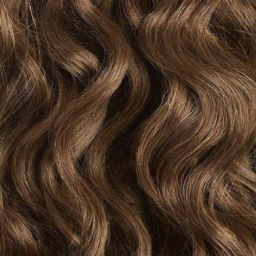 Chestnut Brown Curly Ponytail