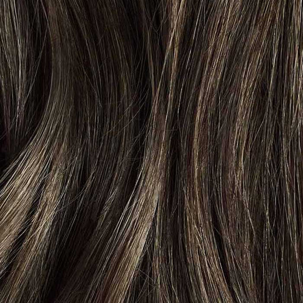 Cool Dark Brown Balayage Halo® Hair Extensions