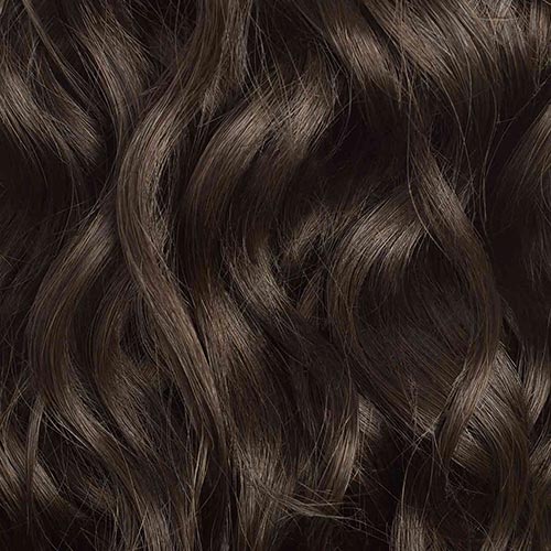 Cool Dark Brown Curly Ponytail