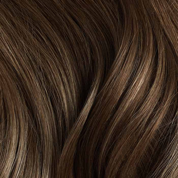 Seamless Neutral Brown Balayage Clip-Ins (180g)