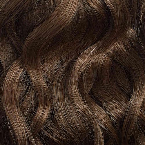 Neutral Brown Curly Ponytail