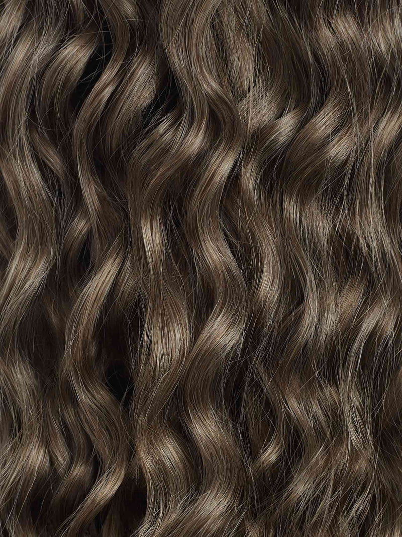 Luxy Hair Curly Ponytail Extension | Sandy Brown (20 inch)