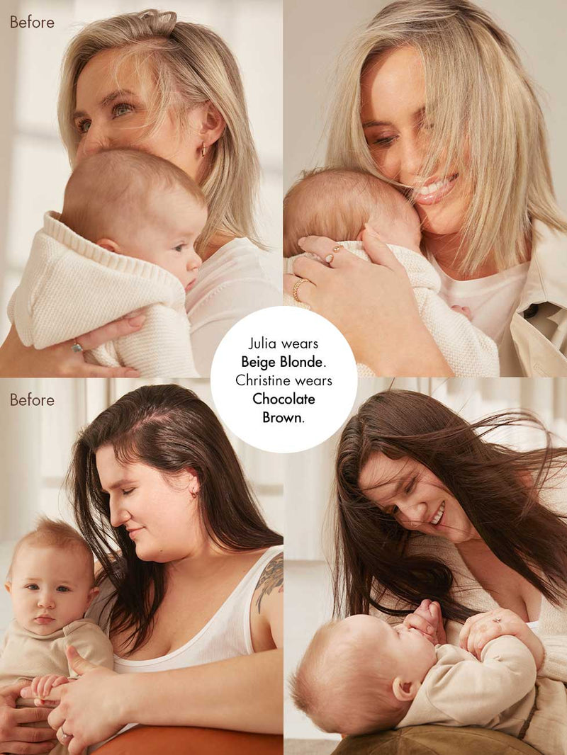 Dirty Blonde Highlights Thinning & Fourth Trimester Hair Fill-Ins - 12