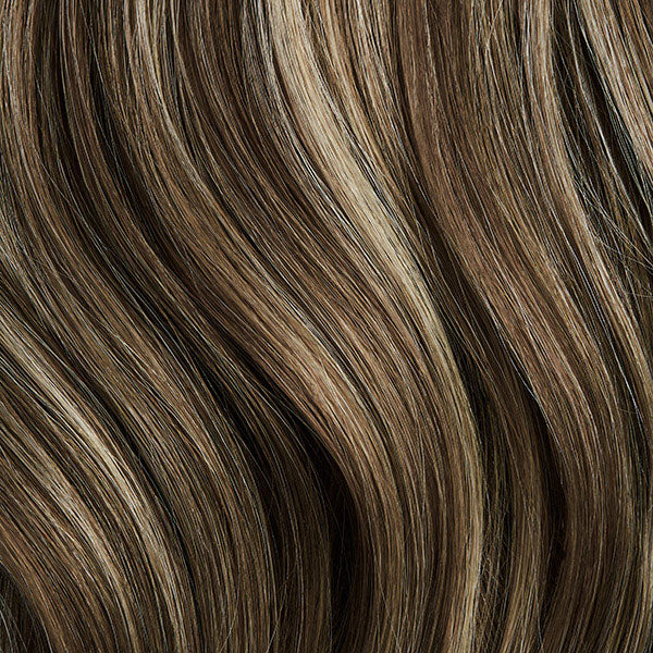 Ash Brown Highlights Halo® Hair Extensions Volume Bundle