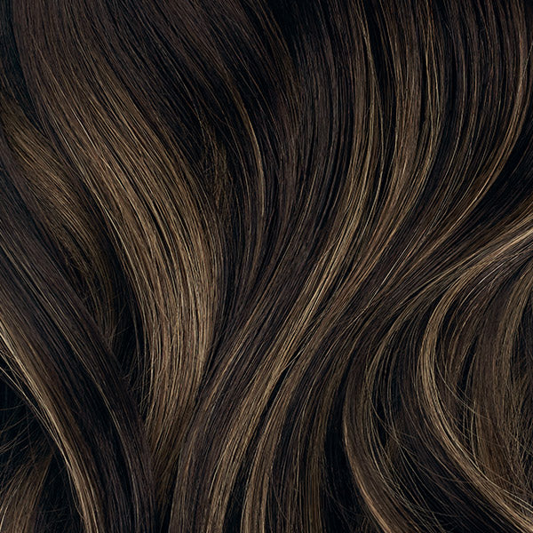 Seamless Mocha Bronde Balayage Clip-Ins (180g)