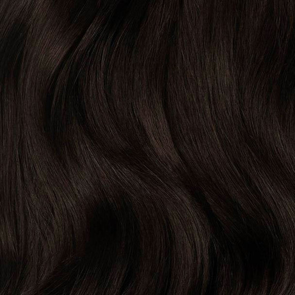 Seamless Mocha Brown Clip-Ins